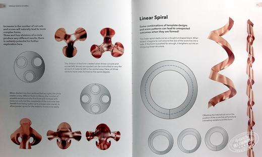 【中商原版】New Jewellery Techniques 进口艺术 新珠宝技术：金属制品和银器的弯曲刻痕和折叠 商品图5