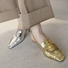 westory女鞋夏季新款尖头高跟牛皮后空鞋羊皮内里牛皮鞋垫72961 商品缩略图5