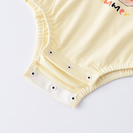 【小兔子短袖包屁衣】宝宝包屁衣婴儿衣服新生儿哈衣睡衣全棉夏季短袖爬爬外出服装 商品图3