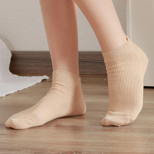 船袜 | 黑色/彩棉款1双 男女款春夏款 有机棉纱线袜子 环保包装 小亘「贴身衣物一经售出非质量问题不退不换」 商品图3