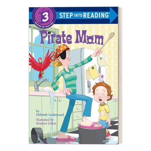 英文原版 Step into Reading 3 -Pirate Mom 海盗妈妈 兰登分级阅读3 英文版 进口英语原版书籍 商品图1