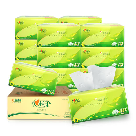 心相印 | 茶语丝享系列抽纸120抽三层 18包装 商品图0