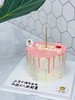 文艺复古粉色淋面爱心蛋糕 商品缩略图1