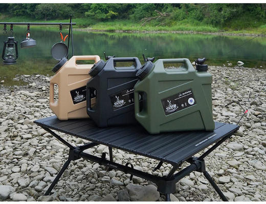 迪飞客储水桶便捷式户外露营水桶带水龙头12L大容量双提手储水桶 商品图4