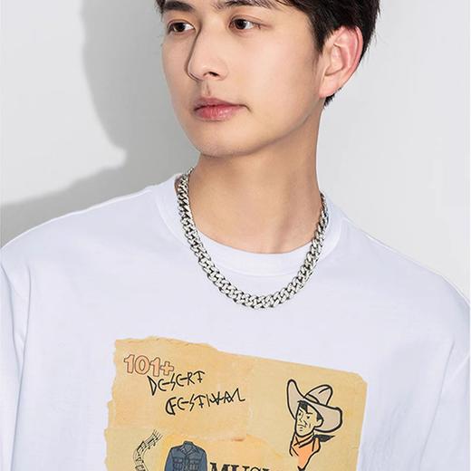 Lee商场同款23春夏新品101+舒适版印花多色男短袖T恤LMT0015434DR00FK14000/11000 商品图3