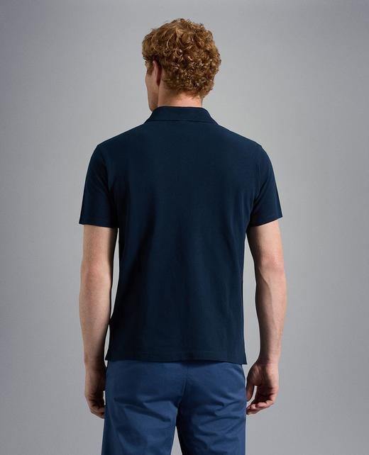 鲨鱼 简约刺绣小方标 珠地网眼棉短袖POLO衫 特惠 PSS139 商品图2