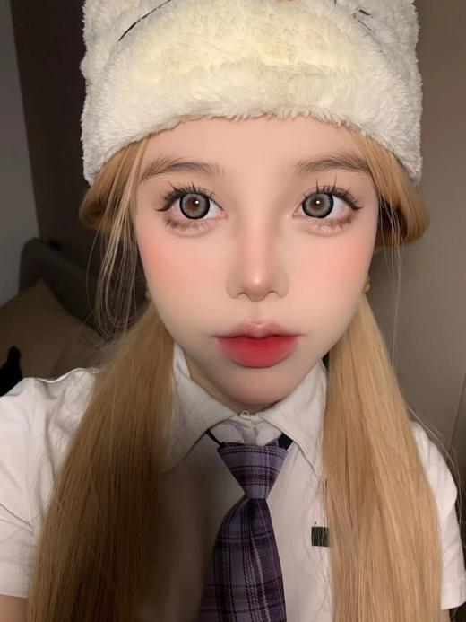 【大直径】PFGIRLCON-奶灰熊-14.5mm【年抛 0-800度 含525/575】 商品图8