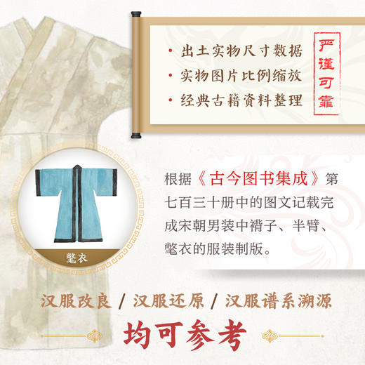 中国古代服饰结构图集 商品图3