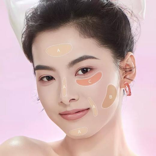 【蜜家特惠】透蜜 智感本肌三色遮瑕膏3.8g 实力遮盖黑眼圈眼袋斑点（下单即送舌形双头遮瑕刷） 商品图4