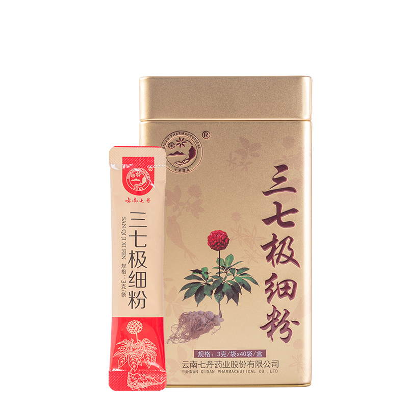 七丹官方正品三七粉 云南文山三七极细粉，粉质细腻 汤色透亮 入口回甘 高活性溶出率 人体易吸收