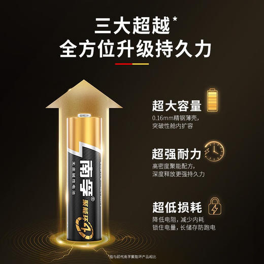 南孚7号碱性电池2粒装*3卡 商品图2