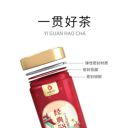凤牌经典58·滇红工夫红茶100g/罐 商品图3