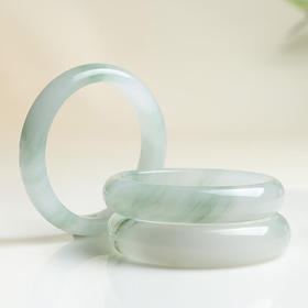 【前200位下单即送天山翠平安扣！】宝梵迪天山冰翠手镯天然玉石镯子优雅气质手镯 民族风