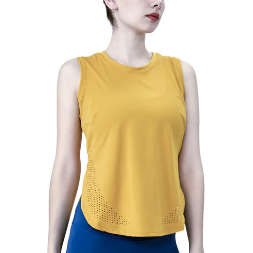 2024春夏新品欧美镂空性感短袖T恤跨境宽松速干运动上衣瑜伽服女 商品图4