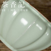 茶香记 汝窑花口建水600ml陶瓷水盂釉色油润一器多用素雅功夫茶具 商品缩略图2