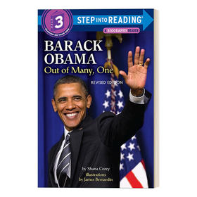 英文原版 Step into Reading 3 - Barack Obama Out of Many One 脱颖而出 英文版 进口英语原版书籍