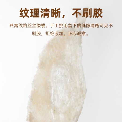 宜样新滋补 白燕条金丝燕窝印尼进口干盏溯源干燕窝燕条白燕盏50g 商品图3