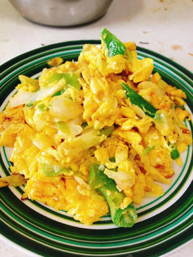 南山大葱炒鸡蛋