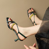 个性简约，拼色舒适露指凉鞋ZYY-A425 商品缩略图3