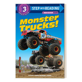 英文原版 Step into Reading 3 - Monster Trucks! 怪兽卡车 英文版 进口英语原版书籍