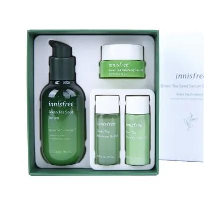 【保税包邮直发】韩国  innisfree 悦诗风吟 小绿瓶 绿茶籽精华4件套 商品图1