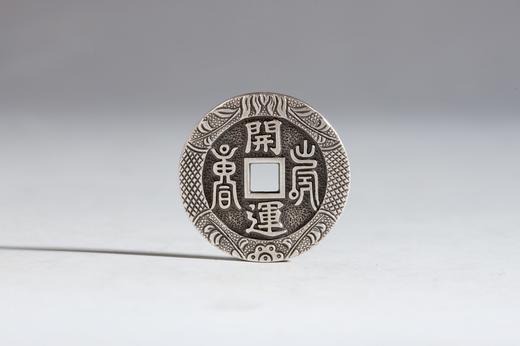 矩德泉坊 纯银手作    开运（2.4厘米版）599 商品图0