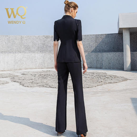 夏季高端西装套装女职业装套裤气质时尚短袖西服女士正装工作服 商品图4