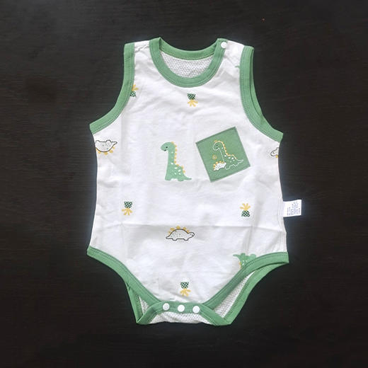 【小背心包屁衣】宝宝衣服包屁衣婴儿夏季全棉新生儿哈衣连体衣薄款睡衣爬爬外出服 商品图7