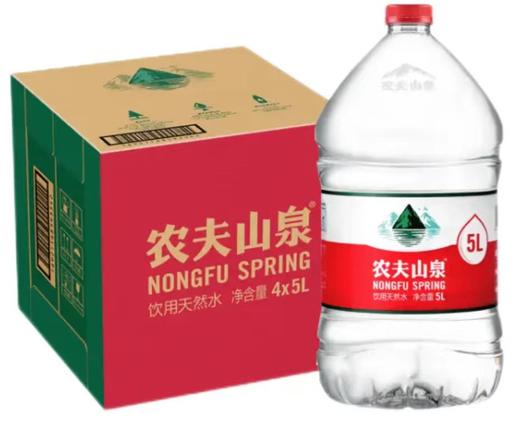 农夫山泉5升4瓶包装大小适中 商品图1