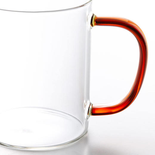 耐热玻璃马克杯 450ml 琥珀/青蓝 商品图3