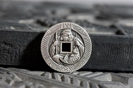 矩德泉坊 纯银手作    开运（2.4厘米版）599 商品图4