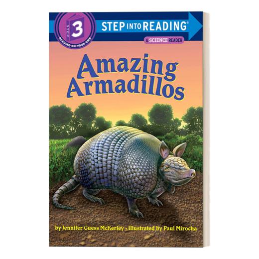 英文原版 Step into Reading 3 - Amazing Armadillos 不可思议的穿山甲 英文版 进口英语原版书籍 商品图1