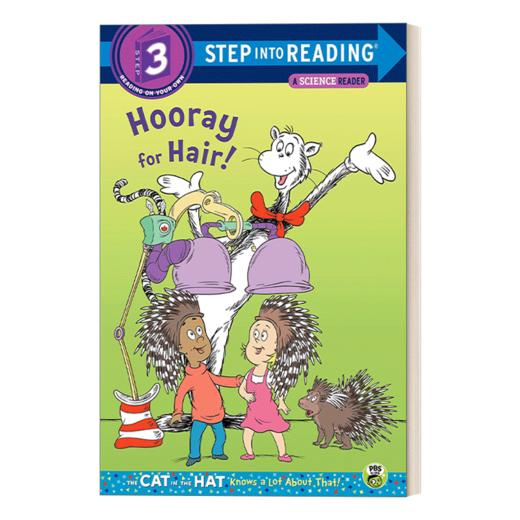 英文原版 Step into Reading 3 - Hooray for Hair Dr.Seuss Cat in the Hat 苏斯博士系列 英文版 进口英语原版书籍 商品图1