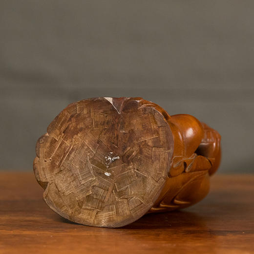 清 黄杨木雕戏狮罗汉 商品图4