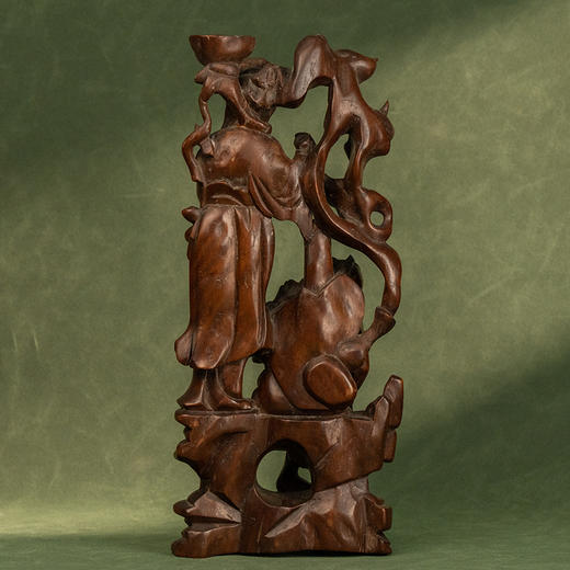 清 黄杨木雕麻姑献寿人物摆件 商品图1