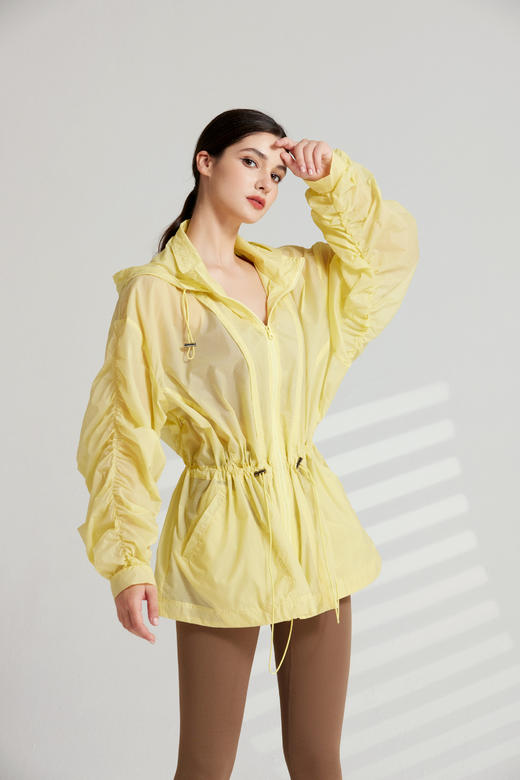 哈瓦塔防晒时尚短款外套 户外跑步H 3 3 0 1 1 3 商品图10