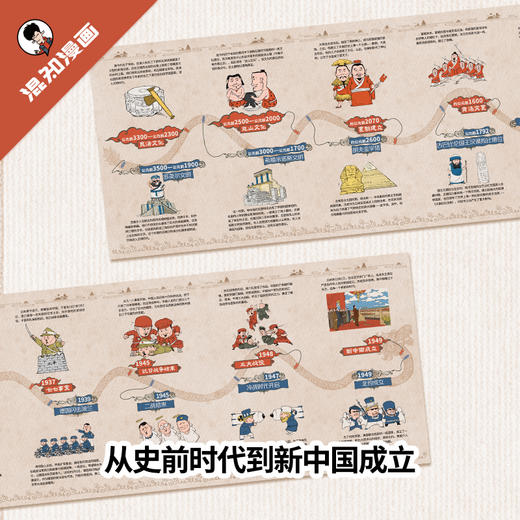 【混知】漫画中外历史对照 知识点有画面系列【混知出品】 商品图2