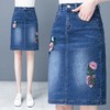 DD-2023春夏季新款薄款牛仔裙半身裙高腰显瘦弹力修身显瘦一步包臀裙 商品缩略图3