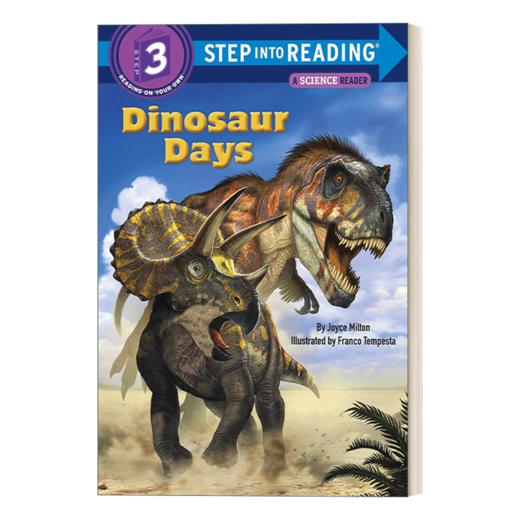 英文原版 Step into Reading 3 - Dinosaur Days 恐龙时代 兰登分级阅读 英文版 进口英语原版书籍 商品图1