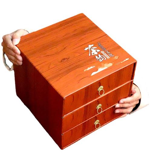 「送茶具！三层礼盒装」茶叶礼盒装 金骏眉红茶大红袍茶叶肉桂铁观音乌龙茶小罐装茶饮 商品图4