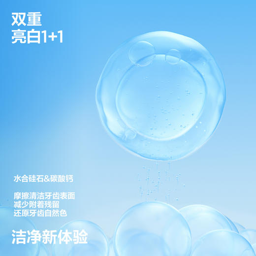 会员专属参半密泡净白牙膏60g蜜瓜味【6支】 商品图5