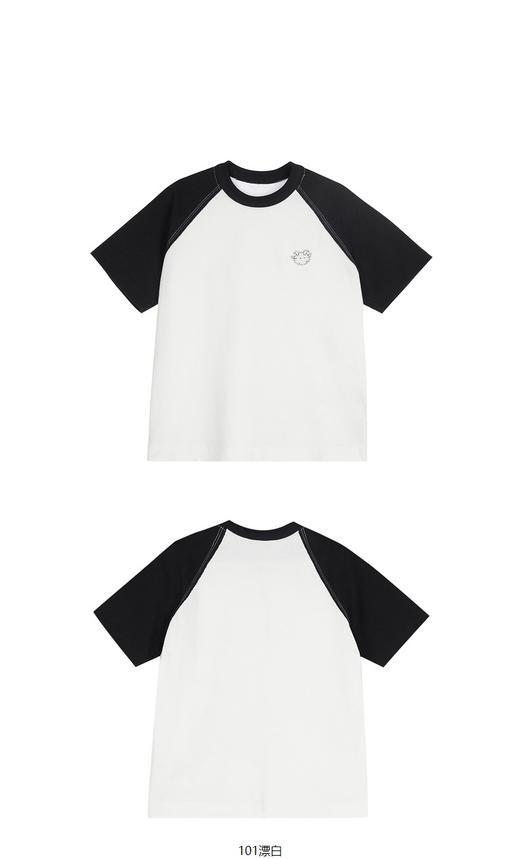 jnby  23年夏款  针织棉插肩袖短袖T恤 1N6114740 商品图9