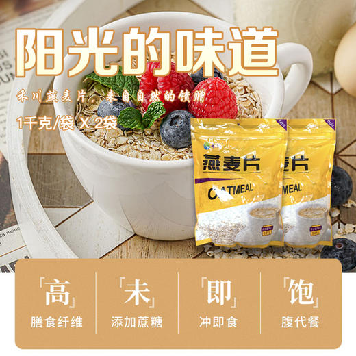 禾川燕麦片1kg 商品图0