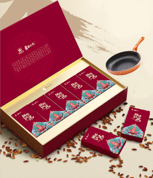 【中国农垦】颐和贡有机红米礼盒装2.5kg(500g*5盒) 商品图2