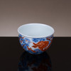 青花矶红描金云龙纹缸杯 商品缩略图3