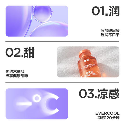 【先领券后下单】参半益生菌漱口水400ml 商品图1