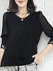 TYNVIE 袖口装饰上衣 - 黑色 商品缩略图3