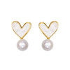 Manreya玛芮雅秘爱爱心珍珠三件套耳钉项链戒指组合新款小众礼物情人节礼物 商品缩略图2