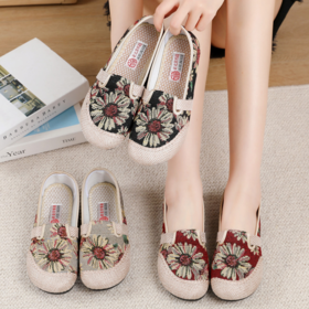 【服装鞋包】-一脚蹬女鞋老北京布鞋舒适透气妈妈鞋