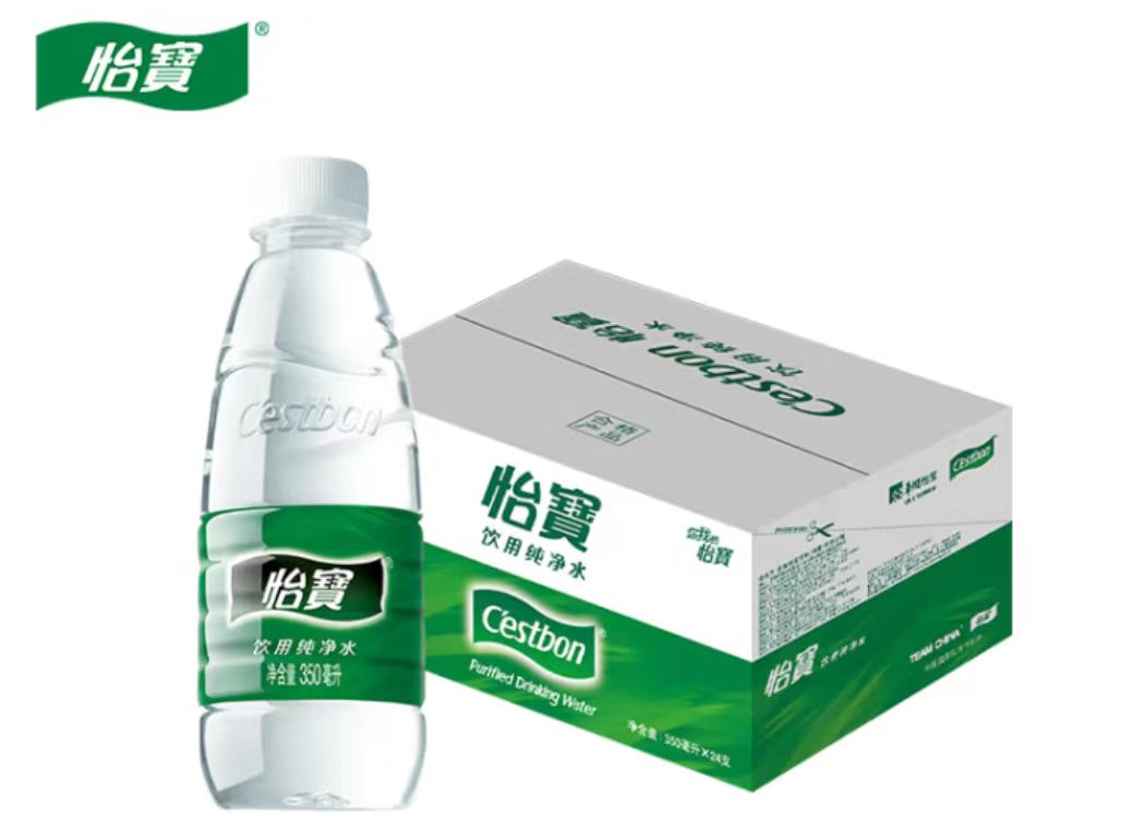 优惠怡宝350毫升瓶装水24瓶装一件送到家